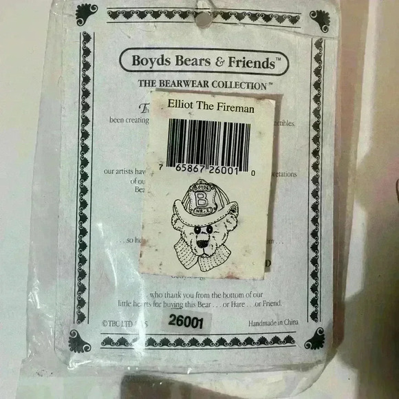 Vtg 1995 Boyds Bearwear & Folkwear  Brooch Lapel Pin - Lot Of 5 - Picture 9 of 12